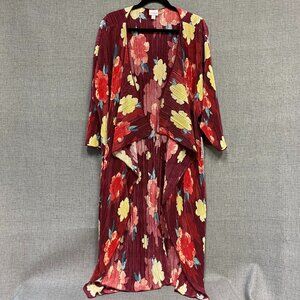 NWT Lularoe Shirley Kimono Cardigan Women's Small Floral
